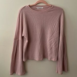 Project Social T Waffle Knit Long-sleeve Top